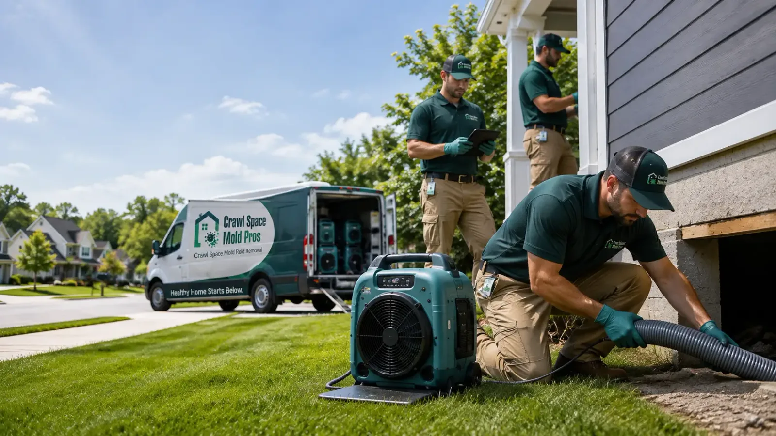 Crawl Space Mold Removal in Clarksville, PA
